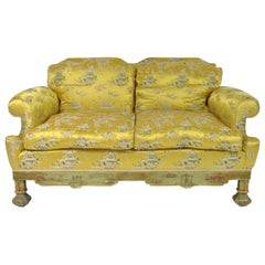 Soggiorno Chinoiserie con divano e poltrone, Francia, 1890