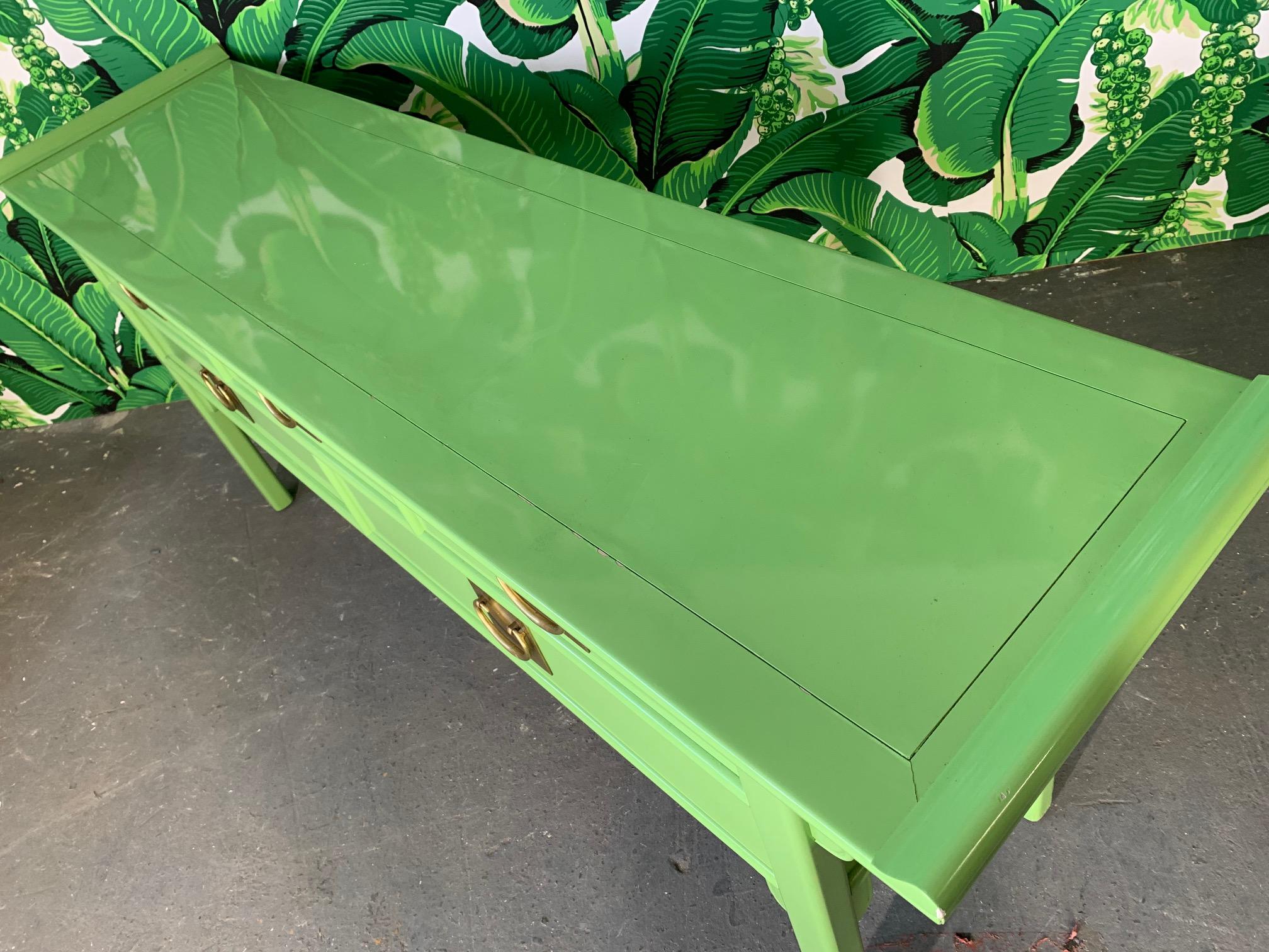 Chinoiserie Pagoda Console Table by Century Furniture In Good Condition In Jacksonville, FL