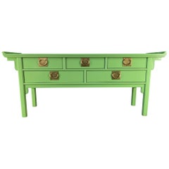 Chinoiserie Pagoda Console Table by Century Furniture