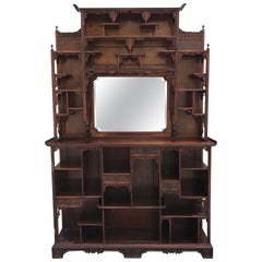 Used Chinoiserie Pagoda Display Cabinet in the Brighton Pavilion Style