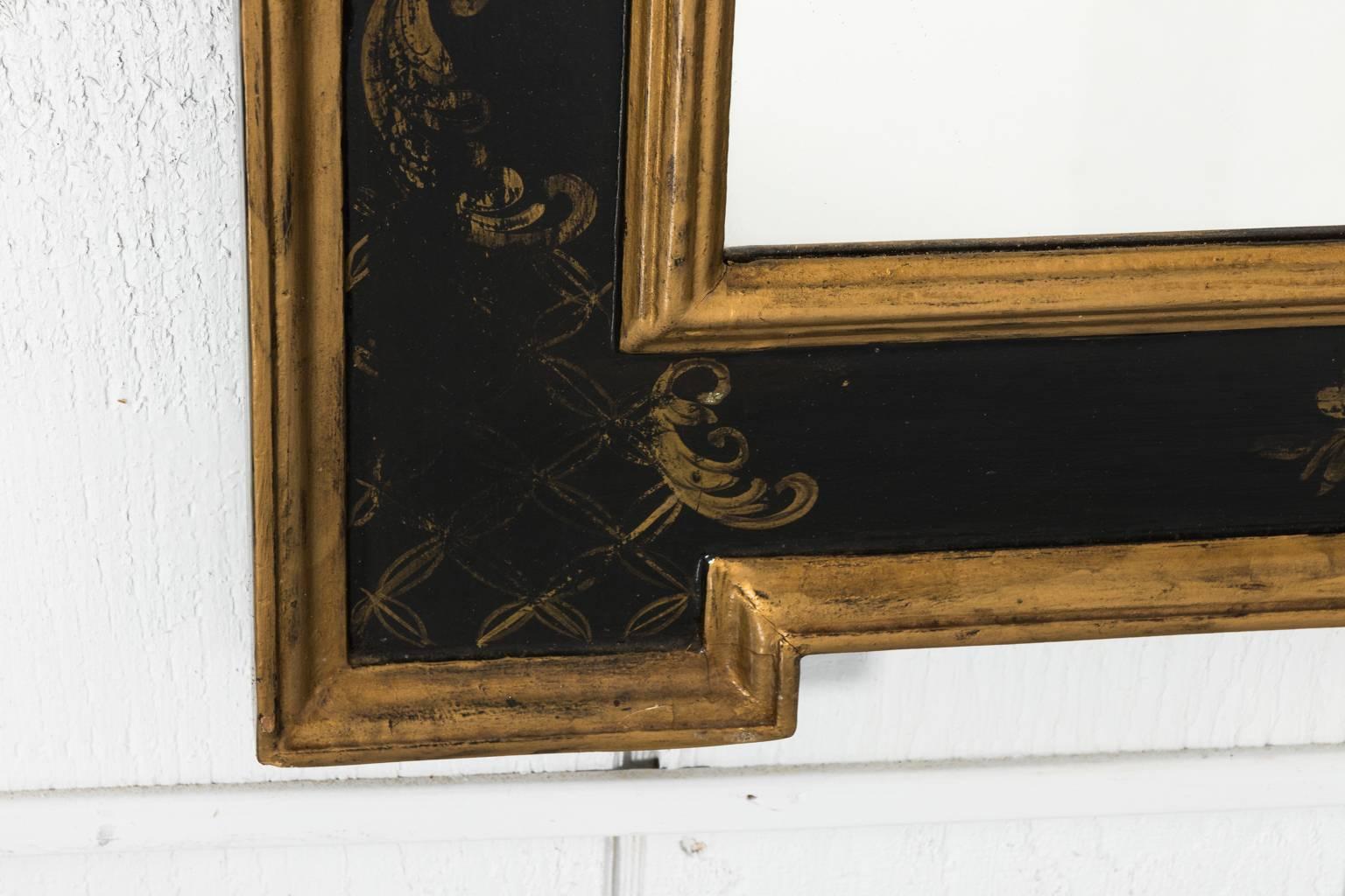 Chinoiserie Painted Giltwood Mirror 2