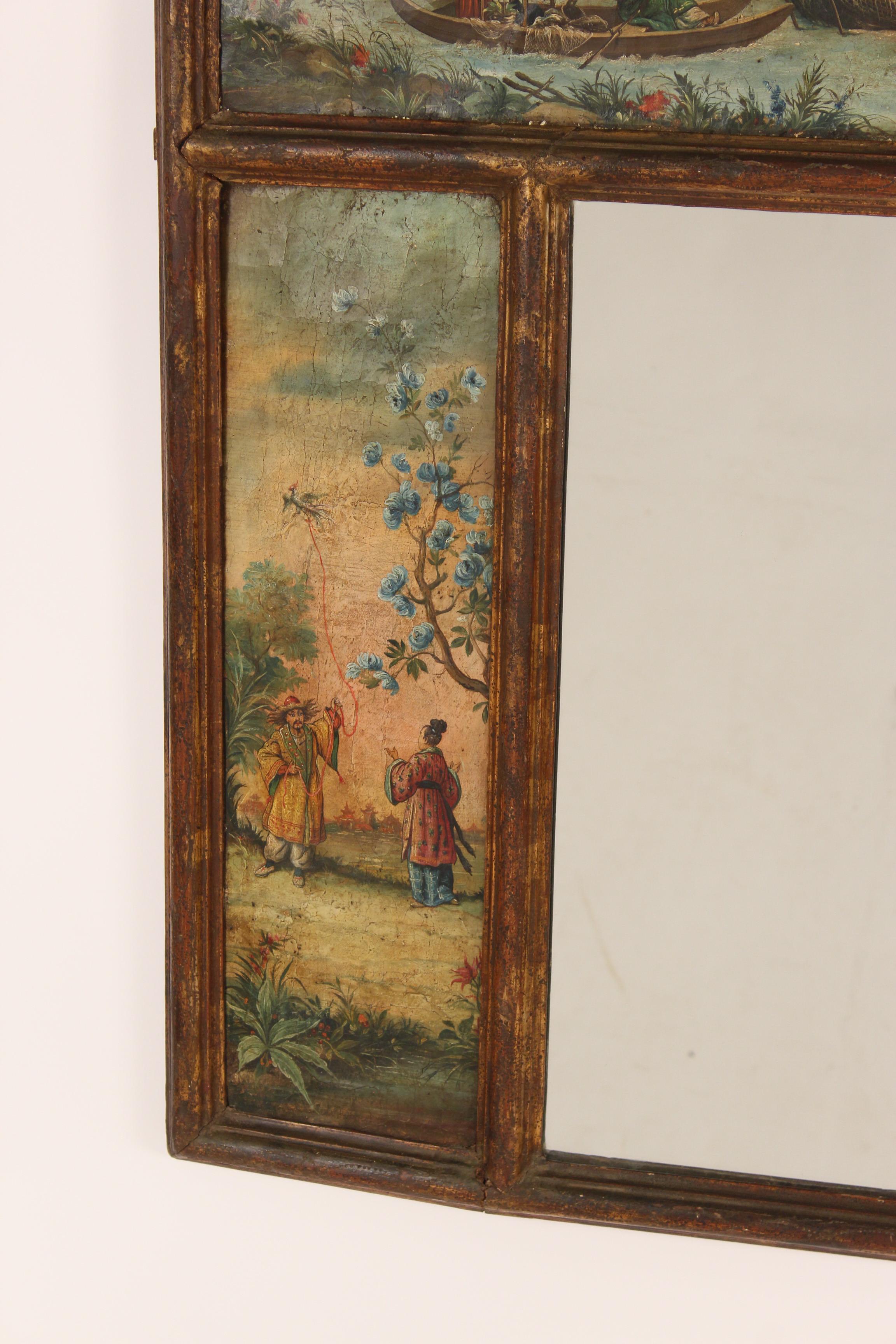 Chinoiserie Painted Italian Mirror 2