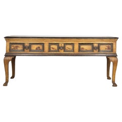 Used Chinoiserie Painted Serving Table