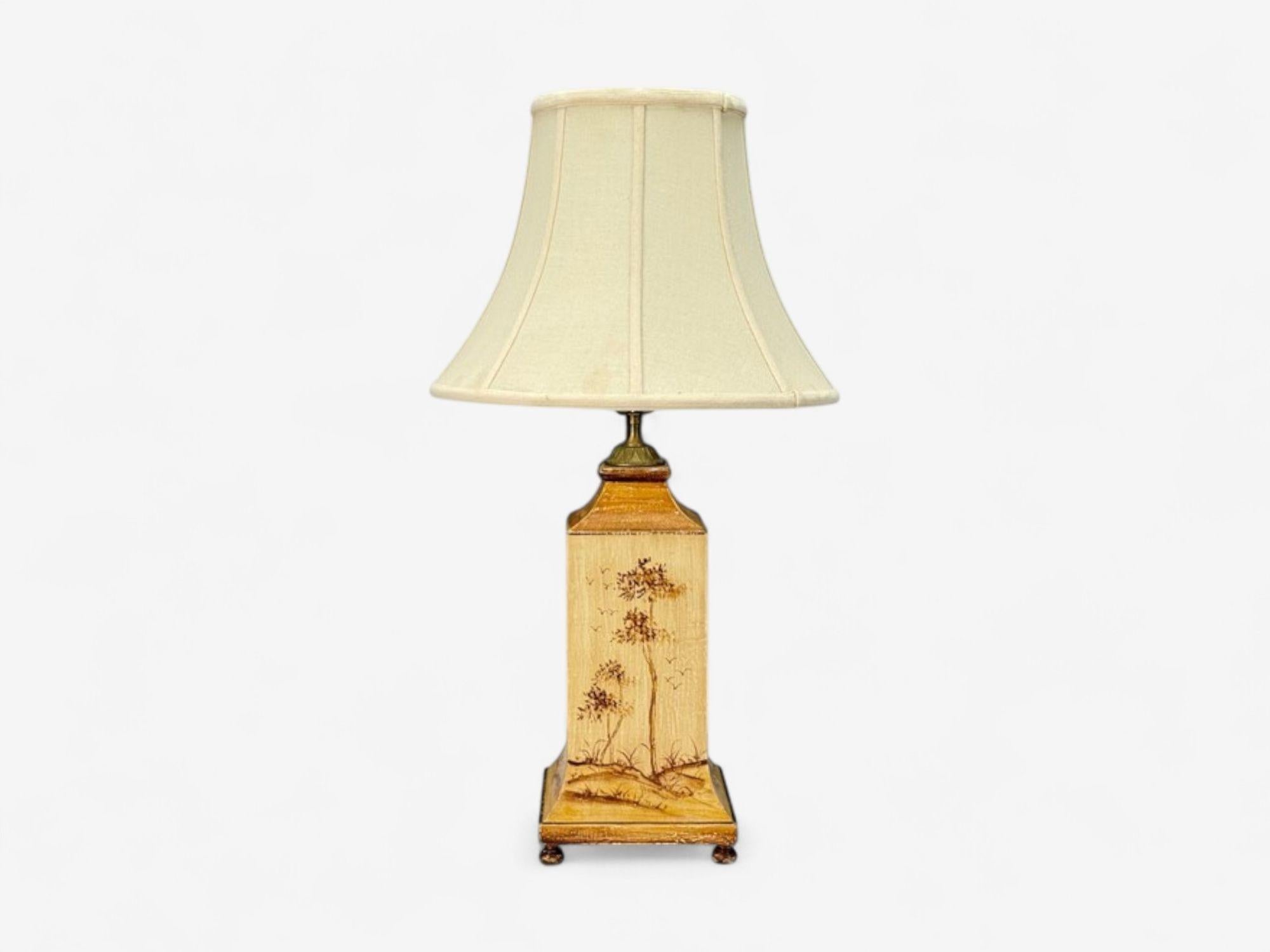 Lampada da tavolo in legno dipinto, ottone, cineseria, USA, anni '60

Lampada da tavolo in legno dipinto di crema con decorazioni in stile cineseria, progettata e prodotta negli Stati Uniti negli anni '60 circa.

Legno dipinto, ottone; Stati Uniti,