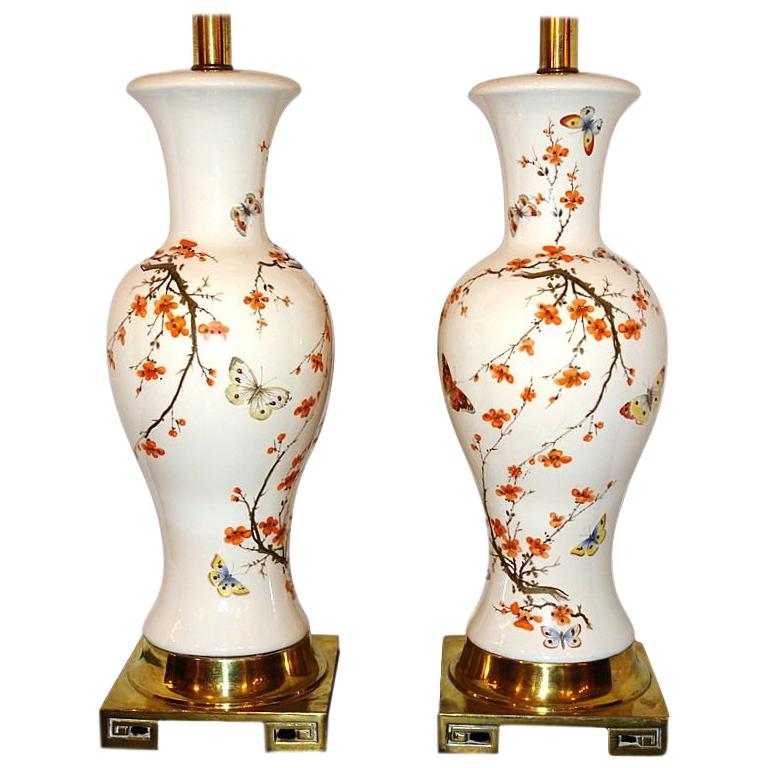Chinoiserie Porcelain Table Lamps