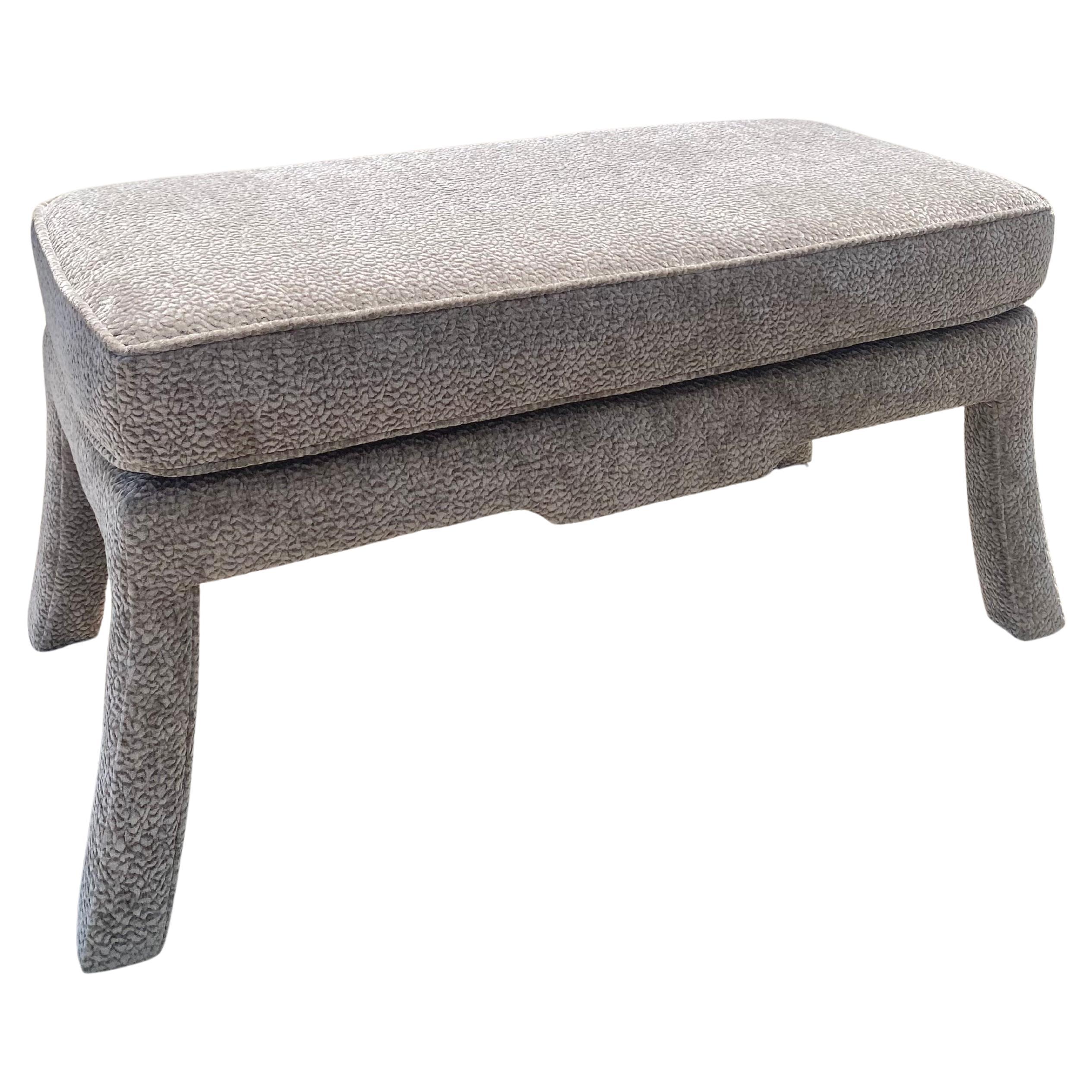 Chinoiserie Regency Reupholstered Bench For Sale
