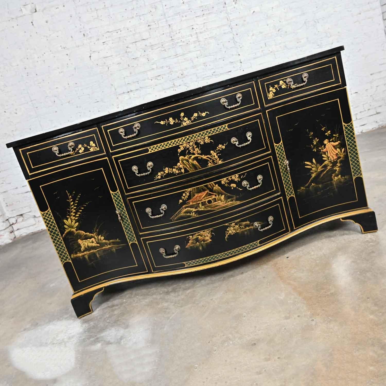 painted buffet sideboard