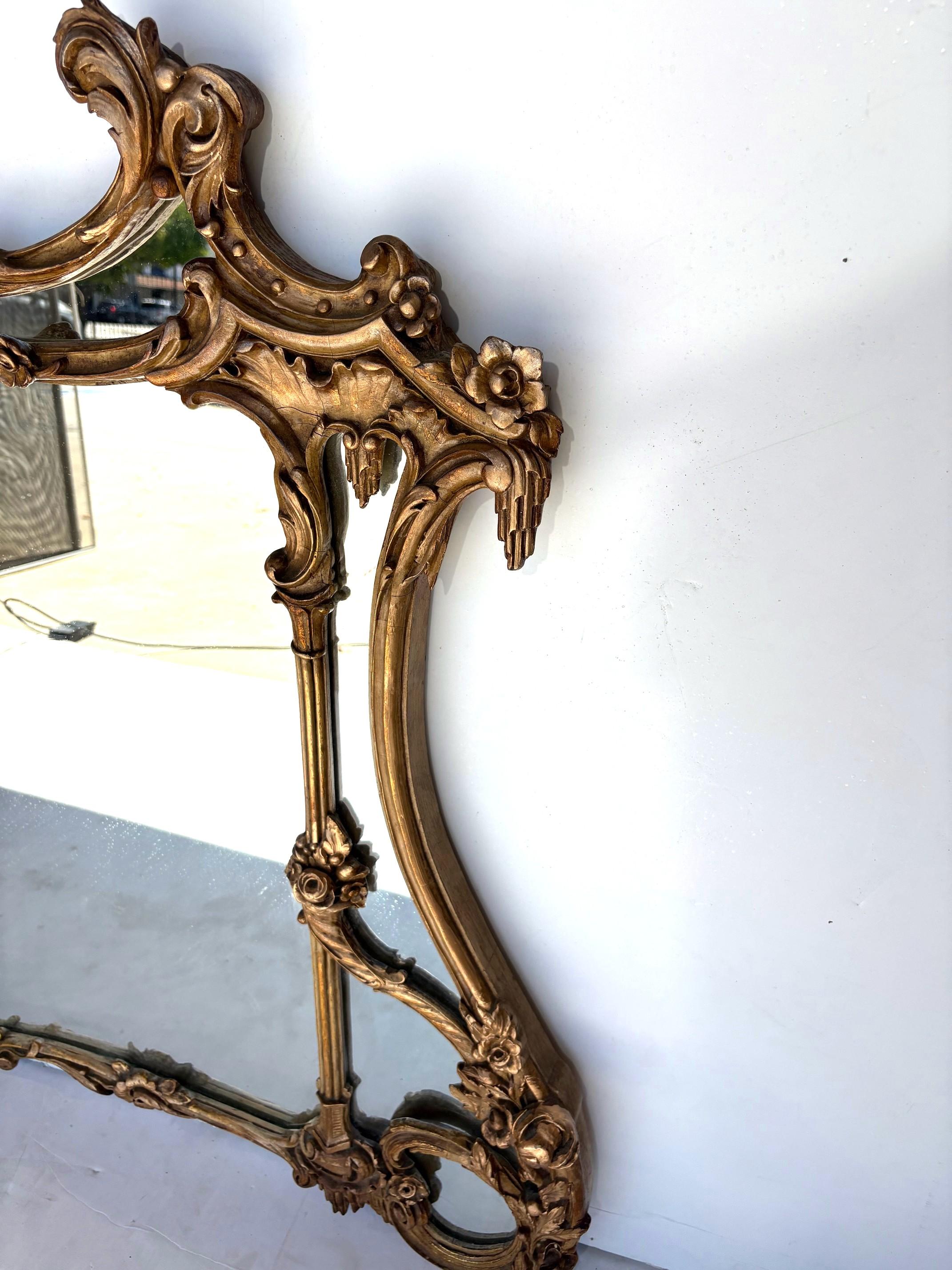 Specchio in stile rococò Chinoiserie in vendita 1