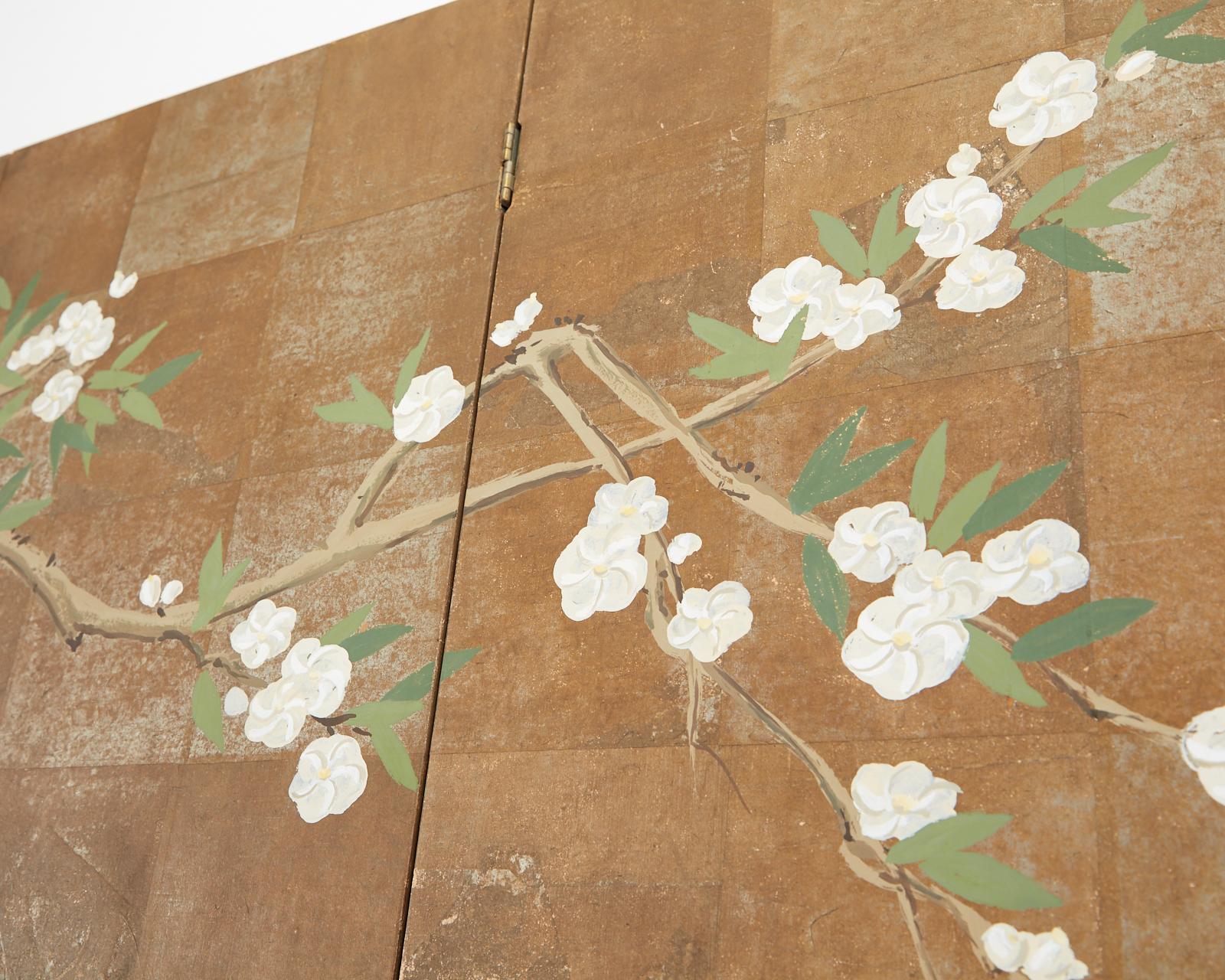 Chinoiserie Six-Panel Screen Inspired by Robert Crowder 5