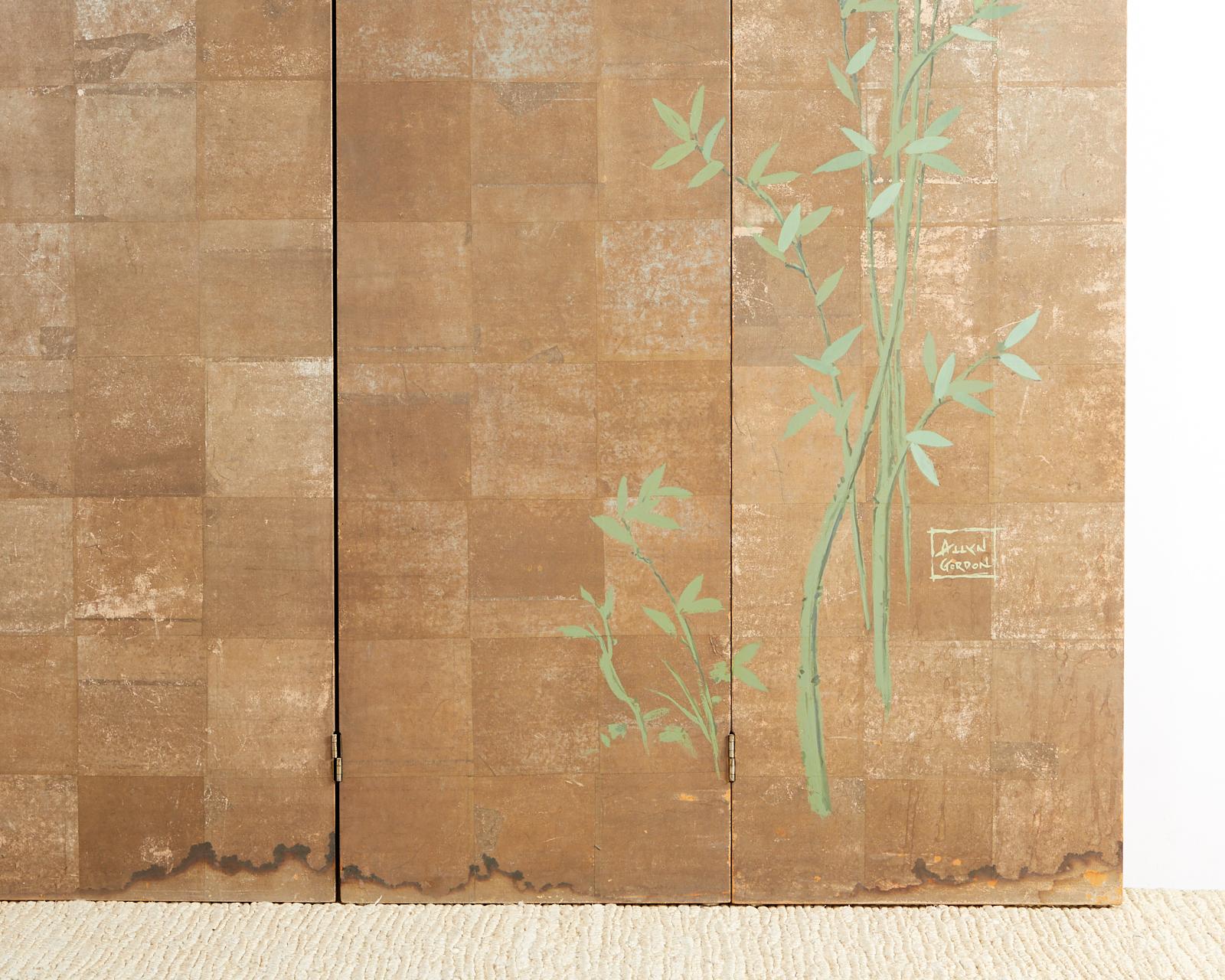 Chinoiserie Six-Panel Screen Inspired by Robert Crowder 12