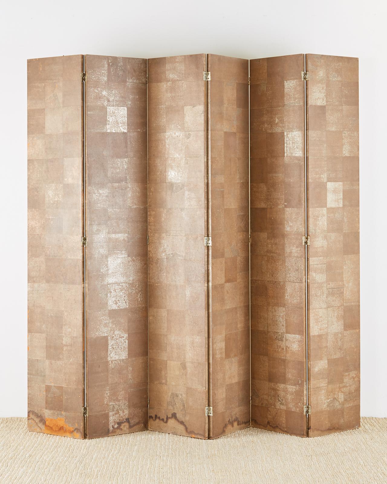 Chinoiserie Six-Panel Screen Inspired by Robert Crowder 13