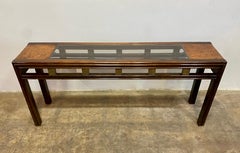Chinoiserie Style 1970's Hollywood Regency Console Table