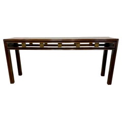 Chinoiserie Style 1970's Hollywood Regency Console Table