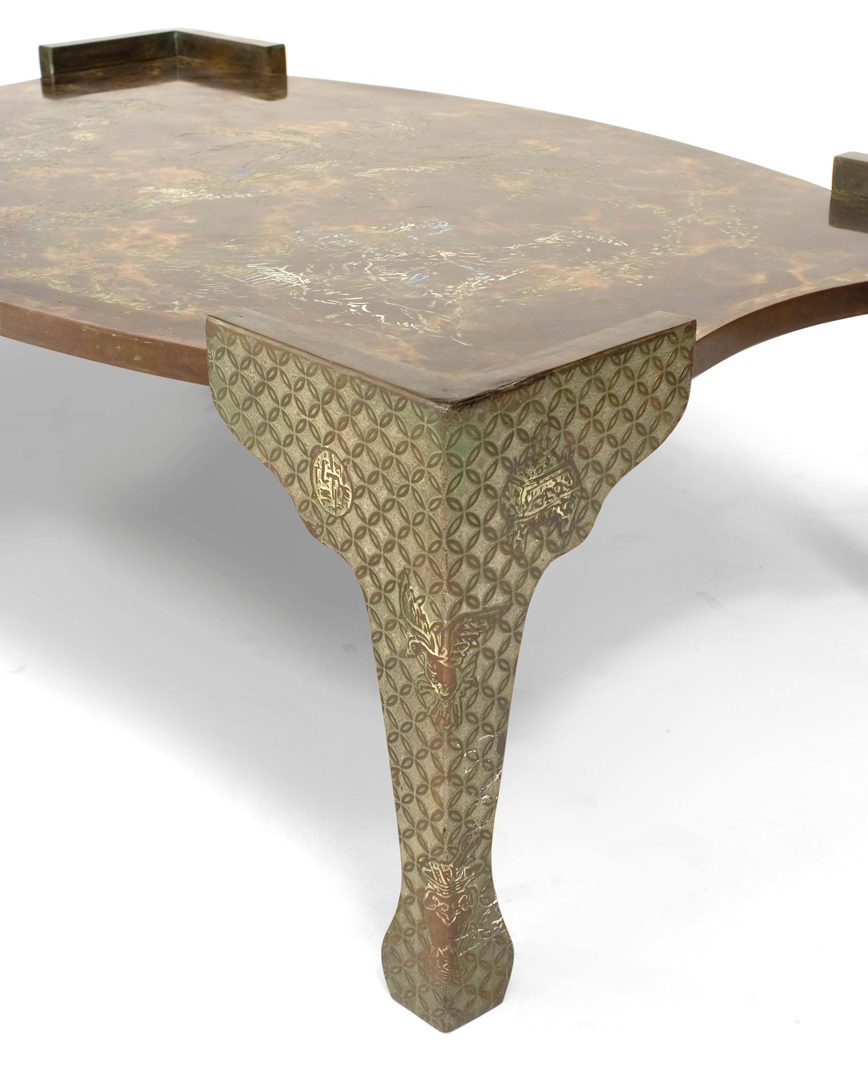 American Chinoiserie-Style Coffee Table, by Philip and Kelvin LaVerne