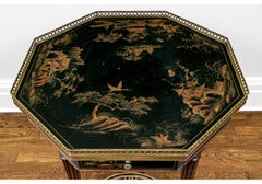 Tavolino ottagonale in stile cineseria