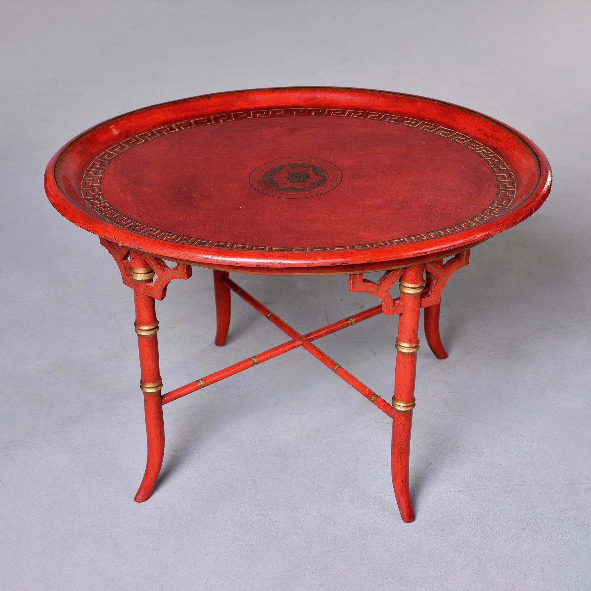 red side tables
