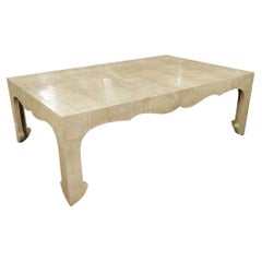 Chinoiserie Style Shagreen Coffee Table