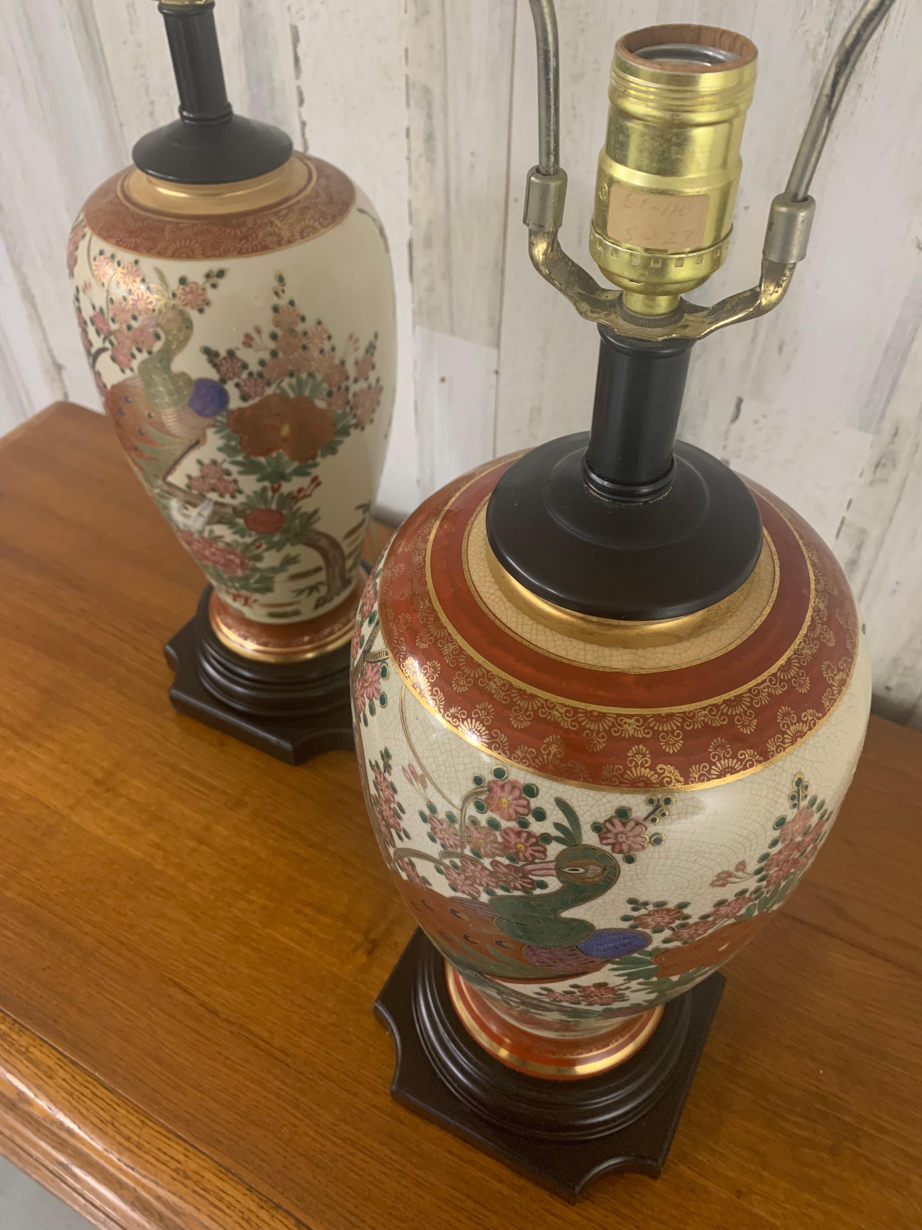 Chinoiserie style Table Lamps 7