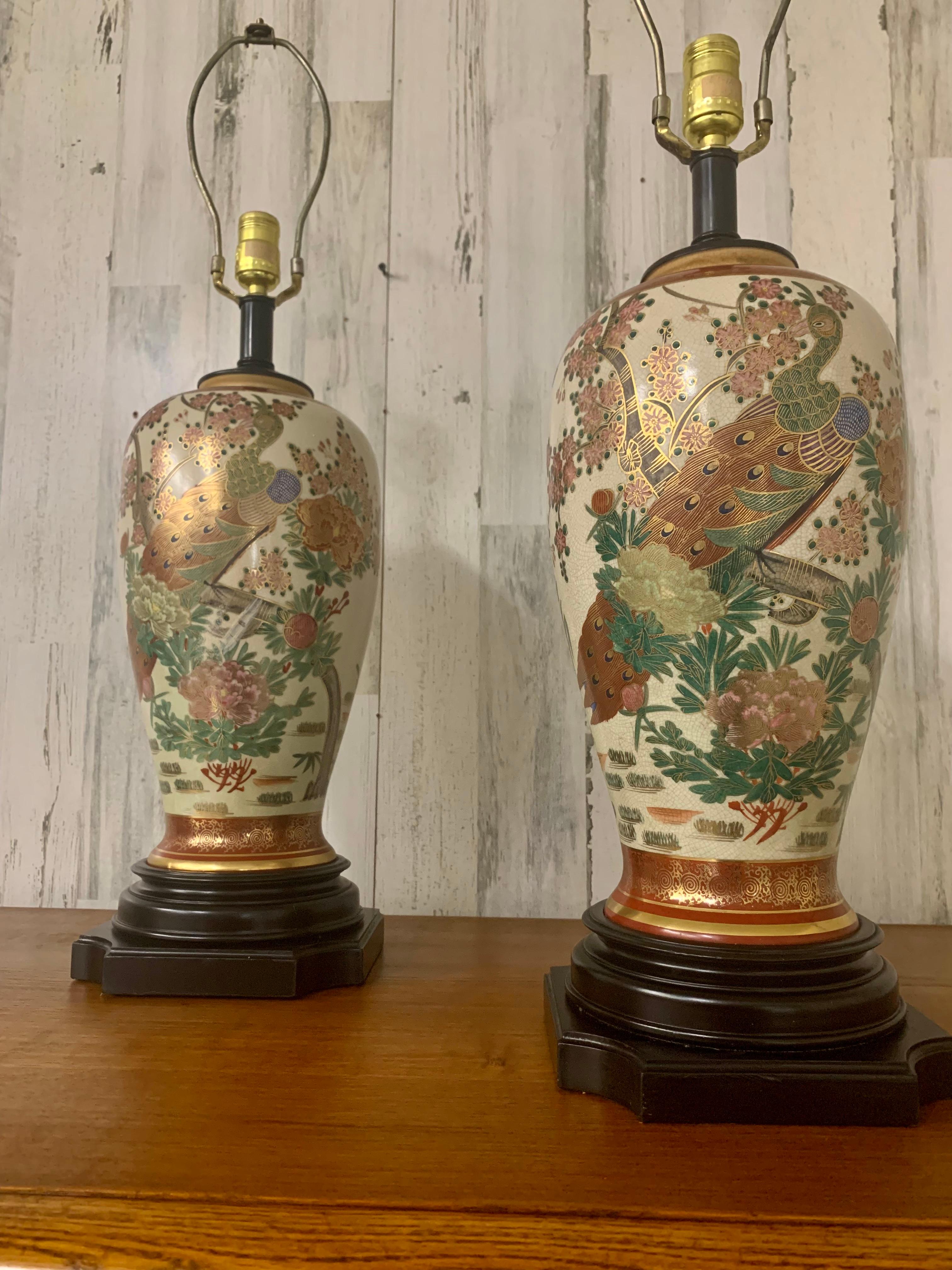 Chinoiserie style Table Lamps 8
