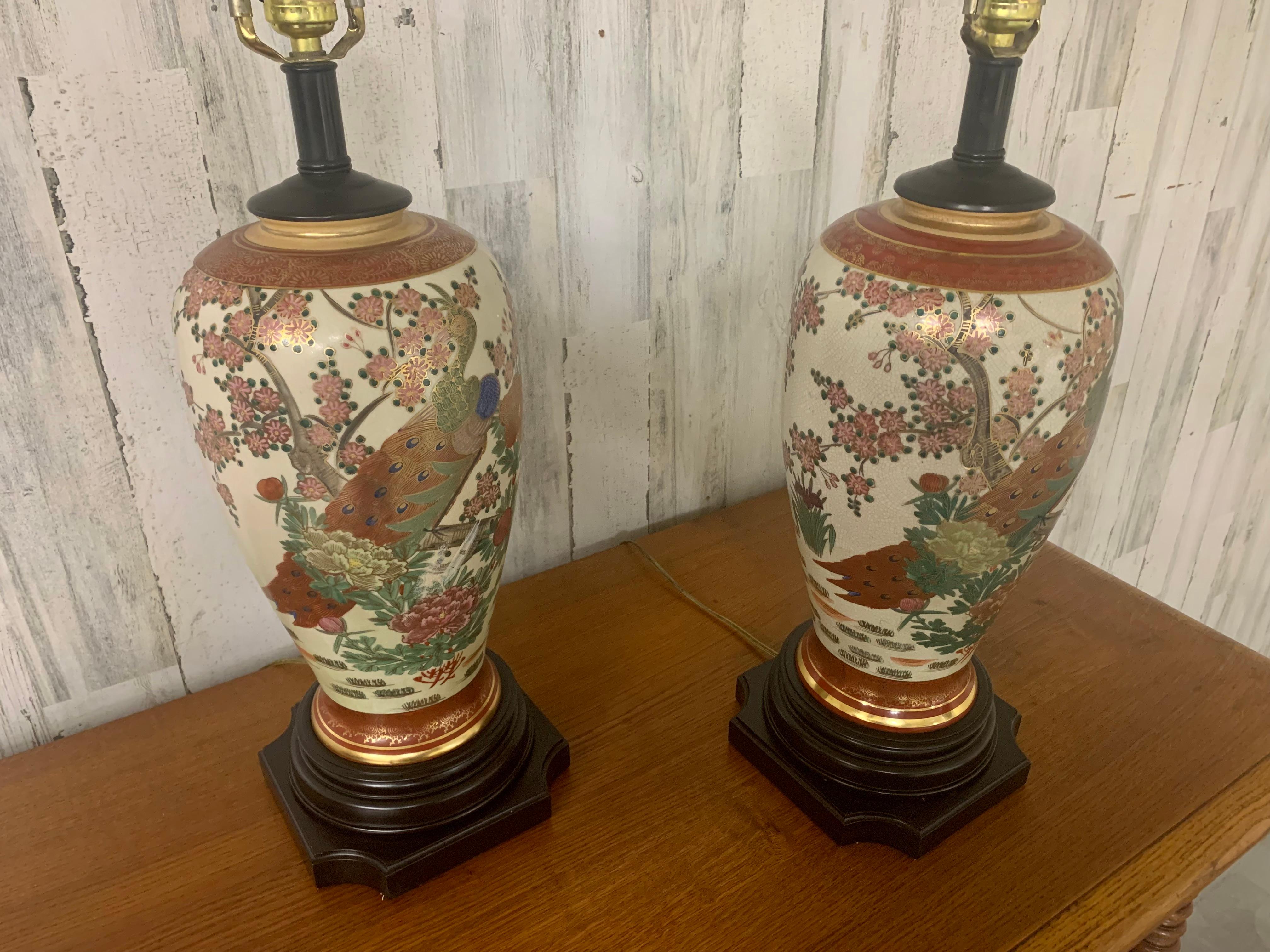 Chinoiserie style Table Lamps 9