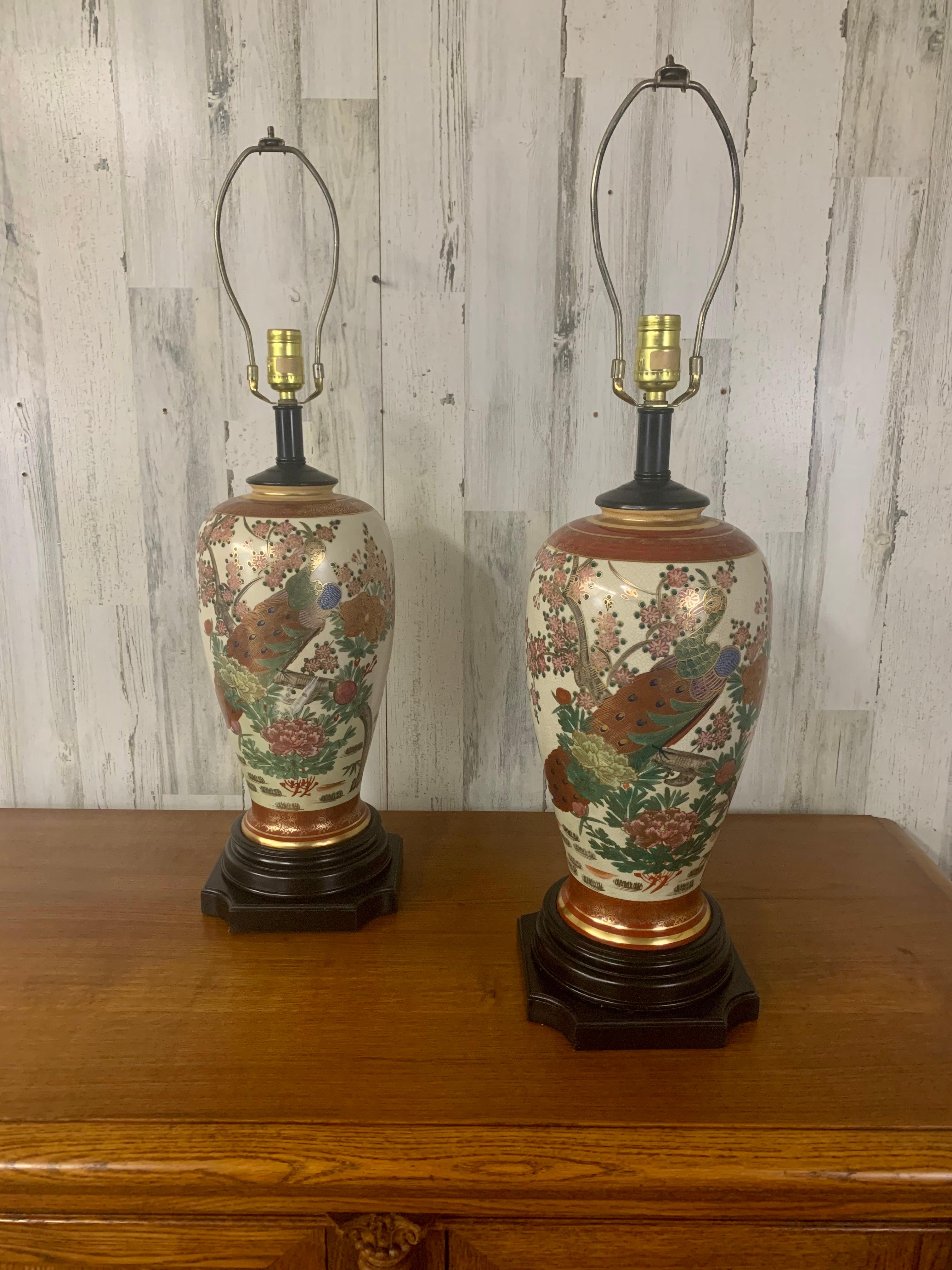 Chinoiserie style Table Lamps 10