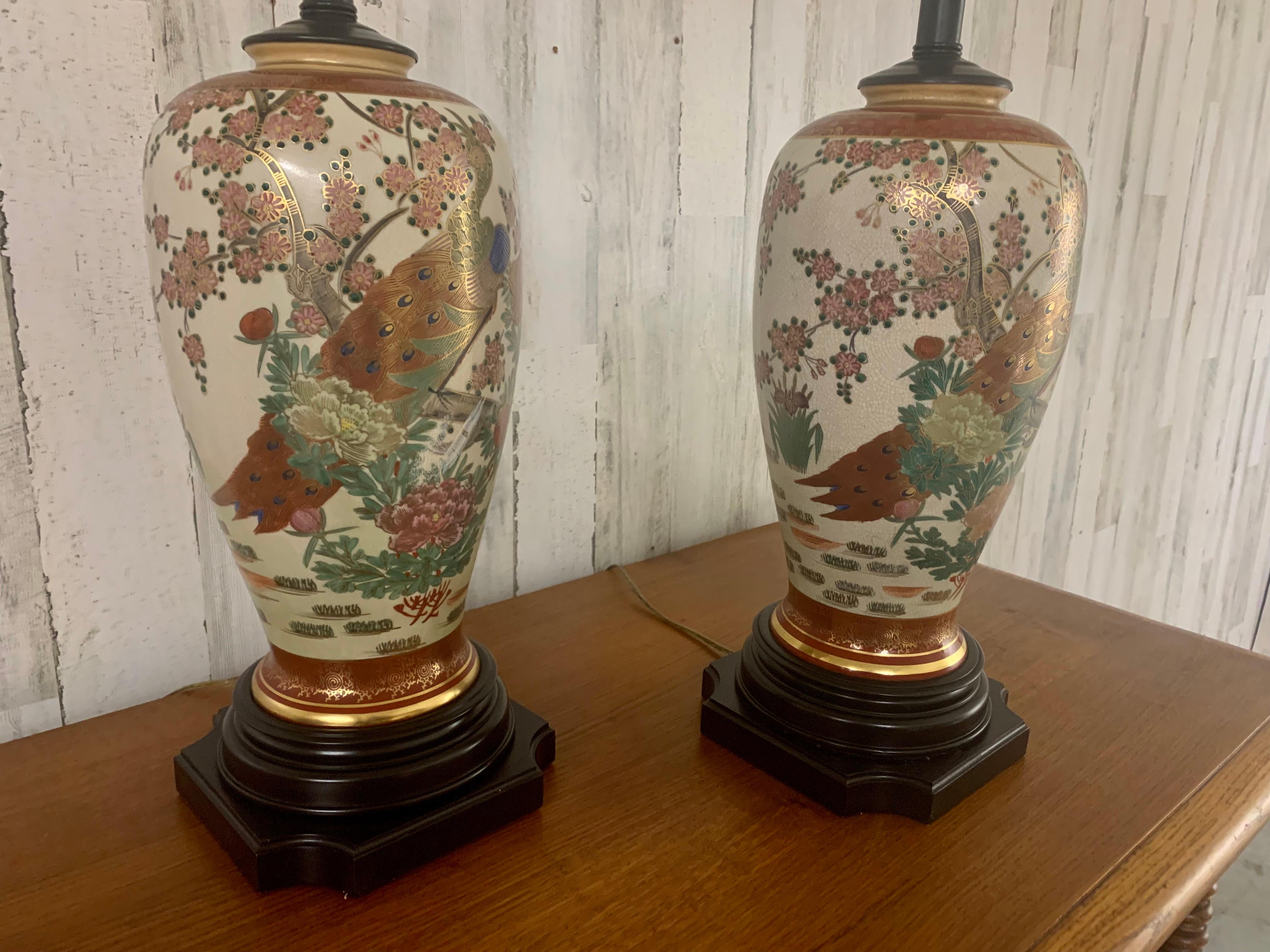Chinoiserie style Table Lamps 2