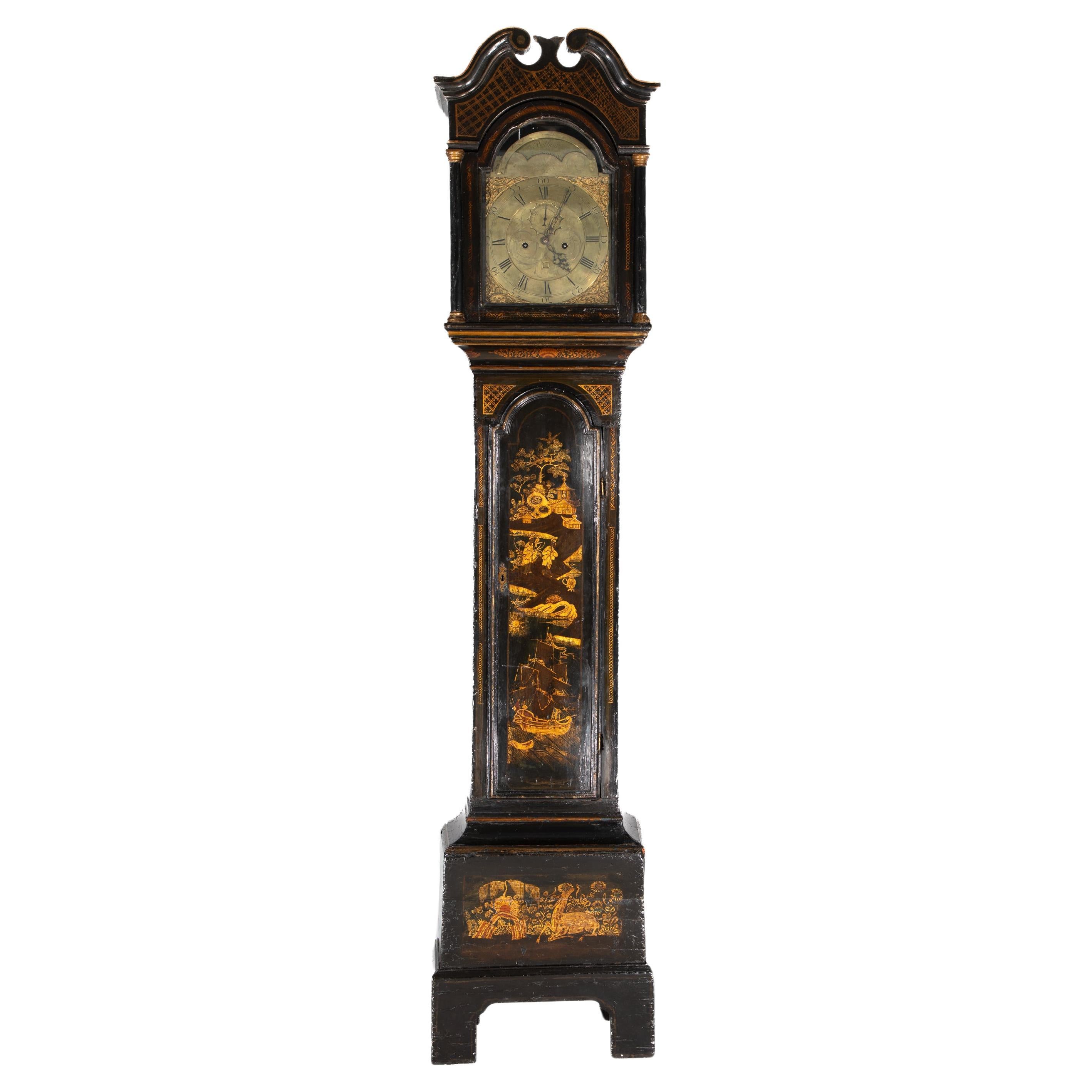 Chinoiserie Tallcase Clock For Sale