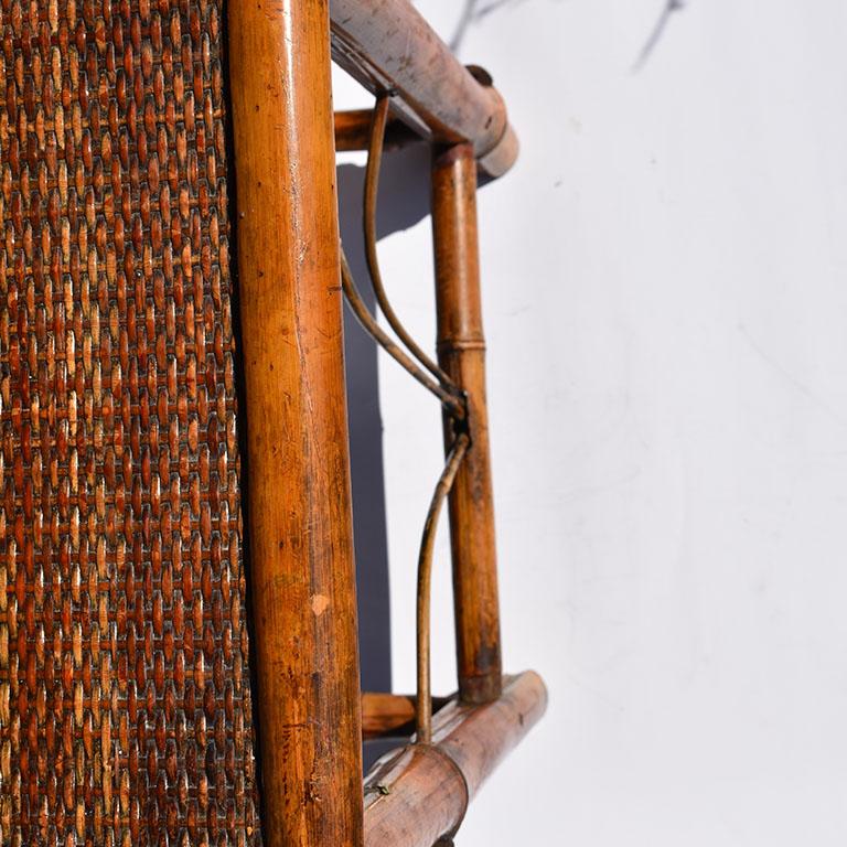 tortoise bamboo side table