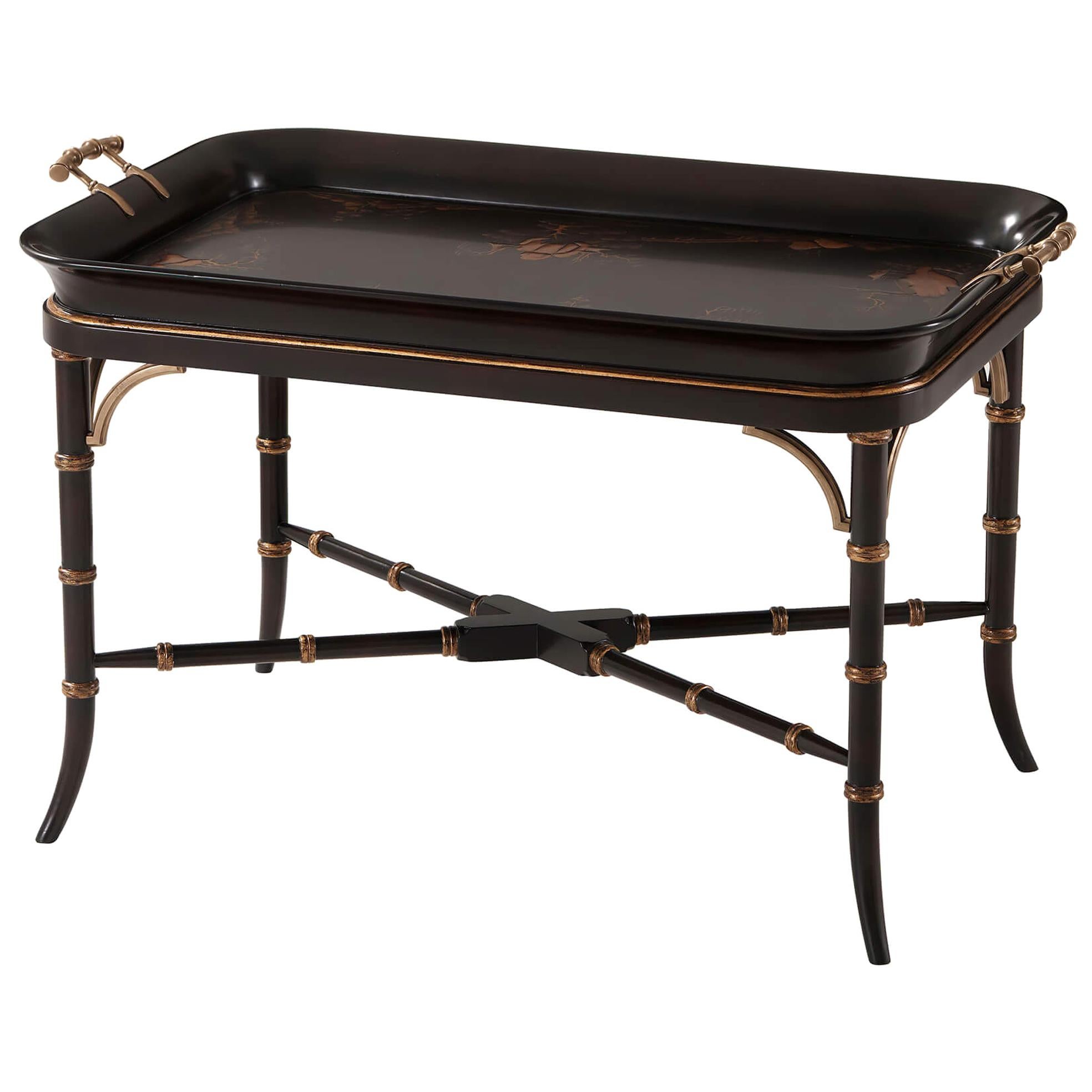 Chinoiserie Tray Top Table For Sale