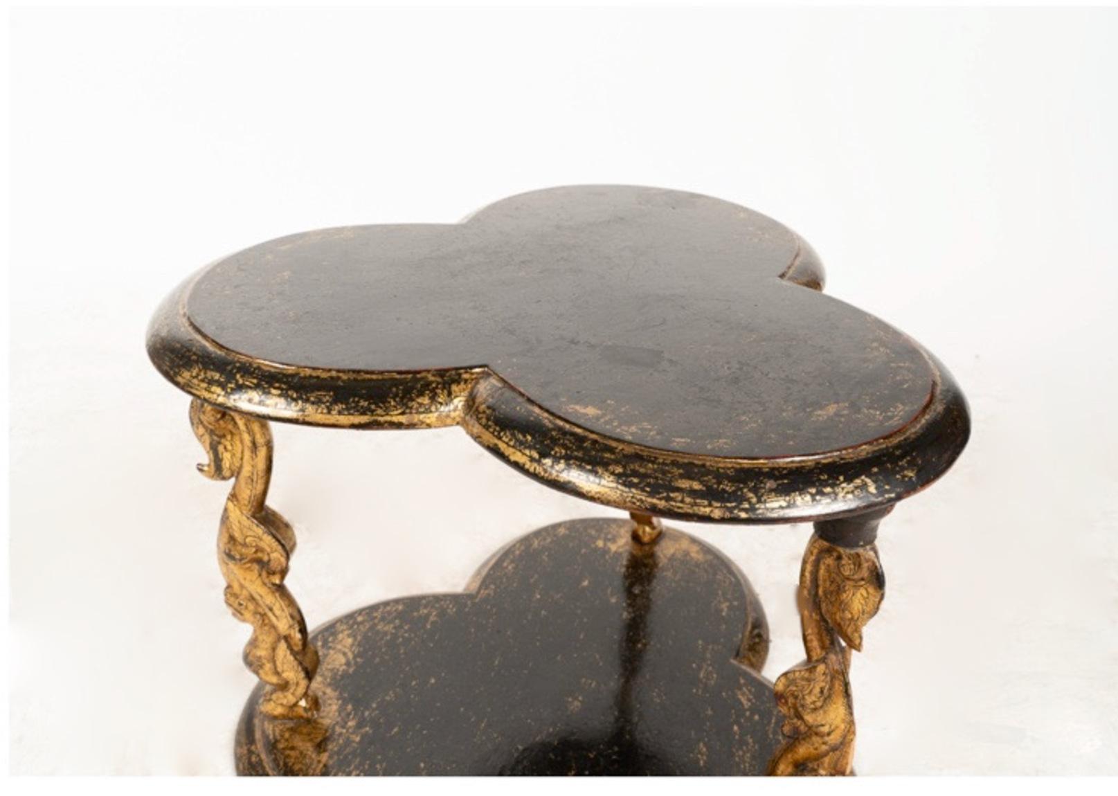 Chinoiserie Trefoil Drinks Table For Sale 1