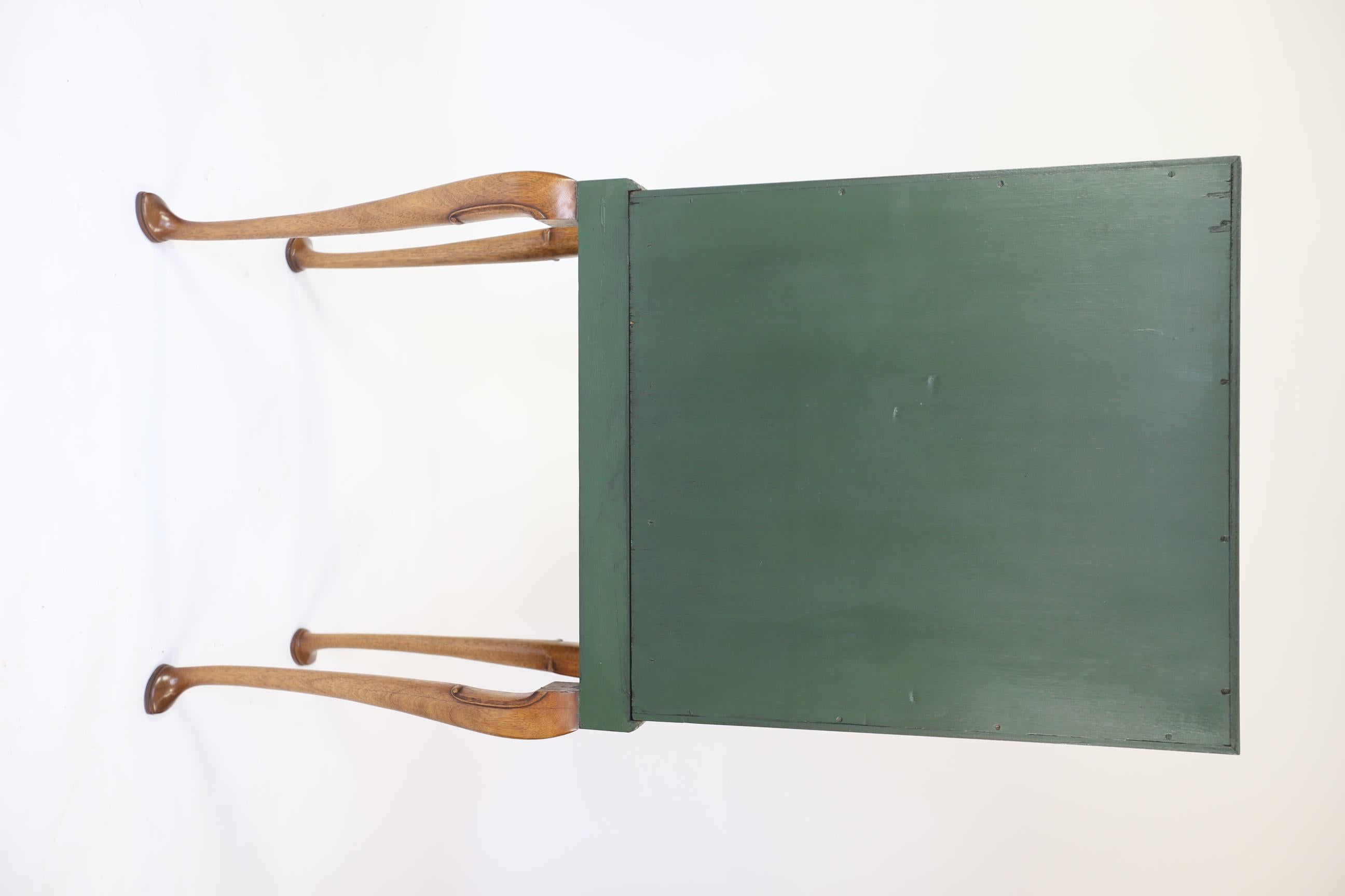 Chinoiserie & walnut Cocktail Cabinet  on stand circa 1930s For Sale 2