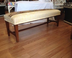 Chinoserie Appointed English Long Bench