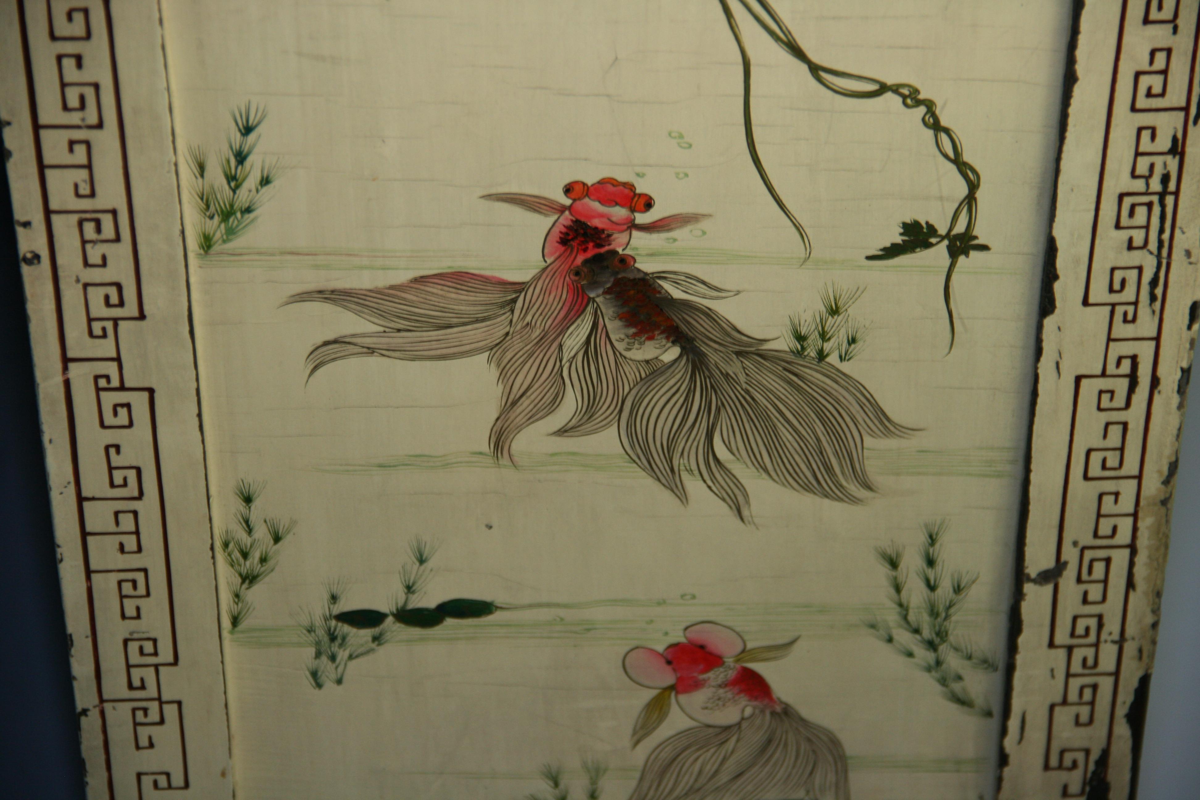 Chinoiserie Hand Painted Cabinet/Bar For Sale 8