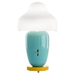 Chinoz-Tischlampe in Grün mit kreidefarbenem Sockel von Jaime Hayon 2013
