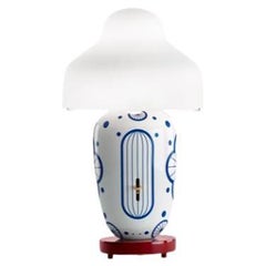 Chinoz Table Lamp in Ming with Burgundy Base by Jaime Hayon 2013