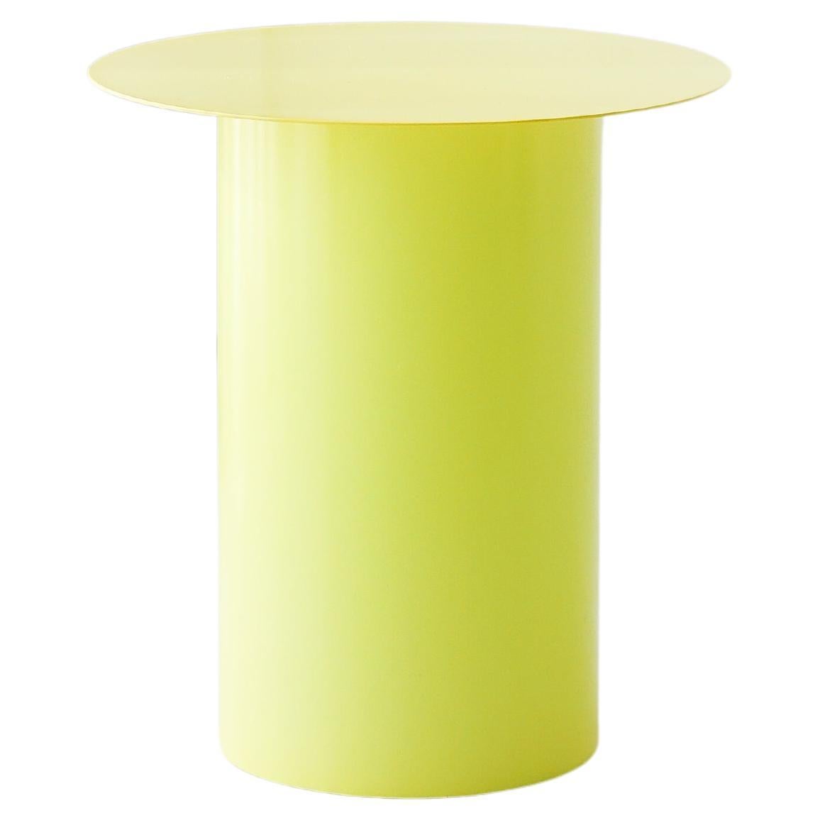 Chiodo 4 Side Iron Table, Neon Yellow For Sale