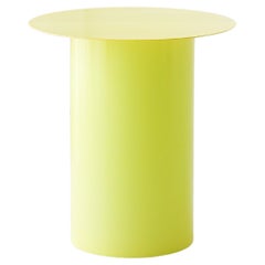 Chiodo 4 Side Iron Table, Neon Yellow