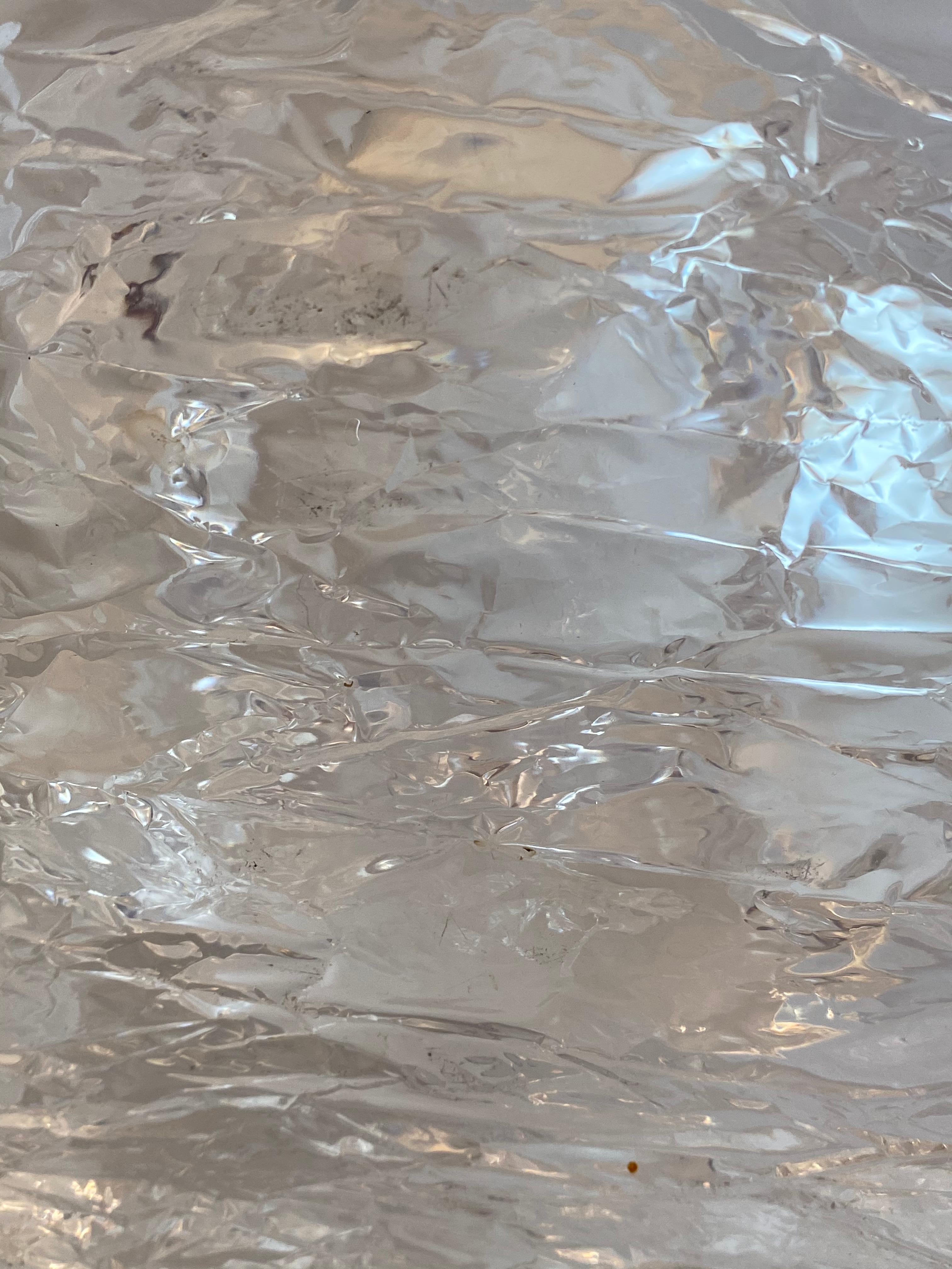 Chipped Ice Lucite Ice Bucket 6