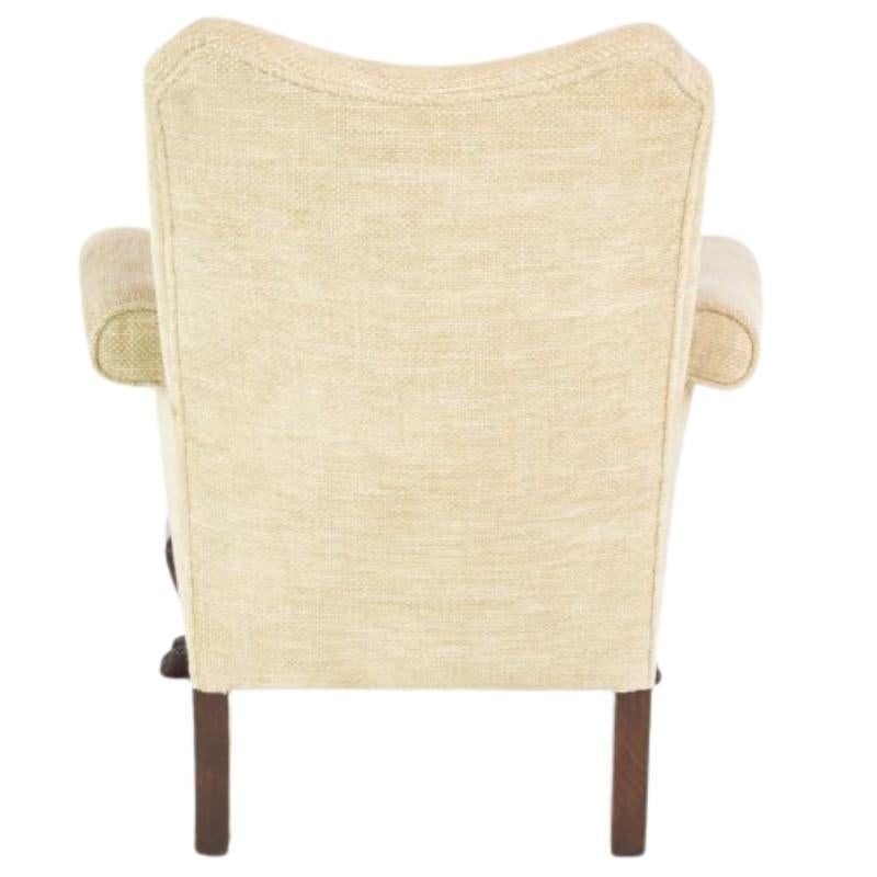 Chaise à Accoudoirs Chippendale Acajou Ball and Claw 1880 en vente 3