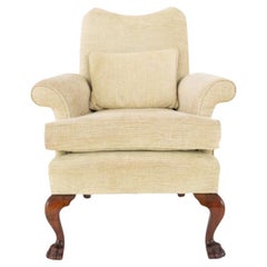 Chippendale Arm Chair Mahogany Ball and Claw Seat 1880