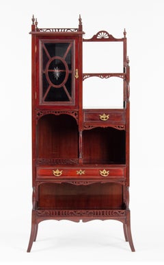 Chippendale Art Nouveau Living Room Set, 1890s
