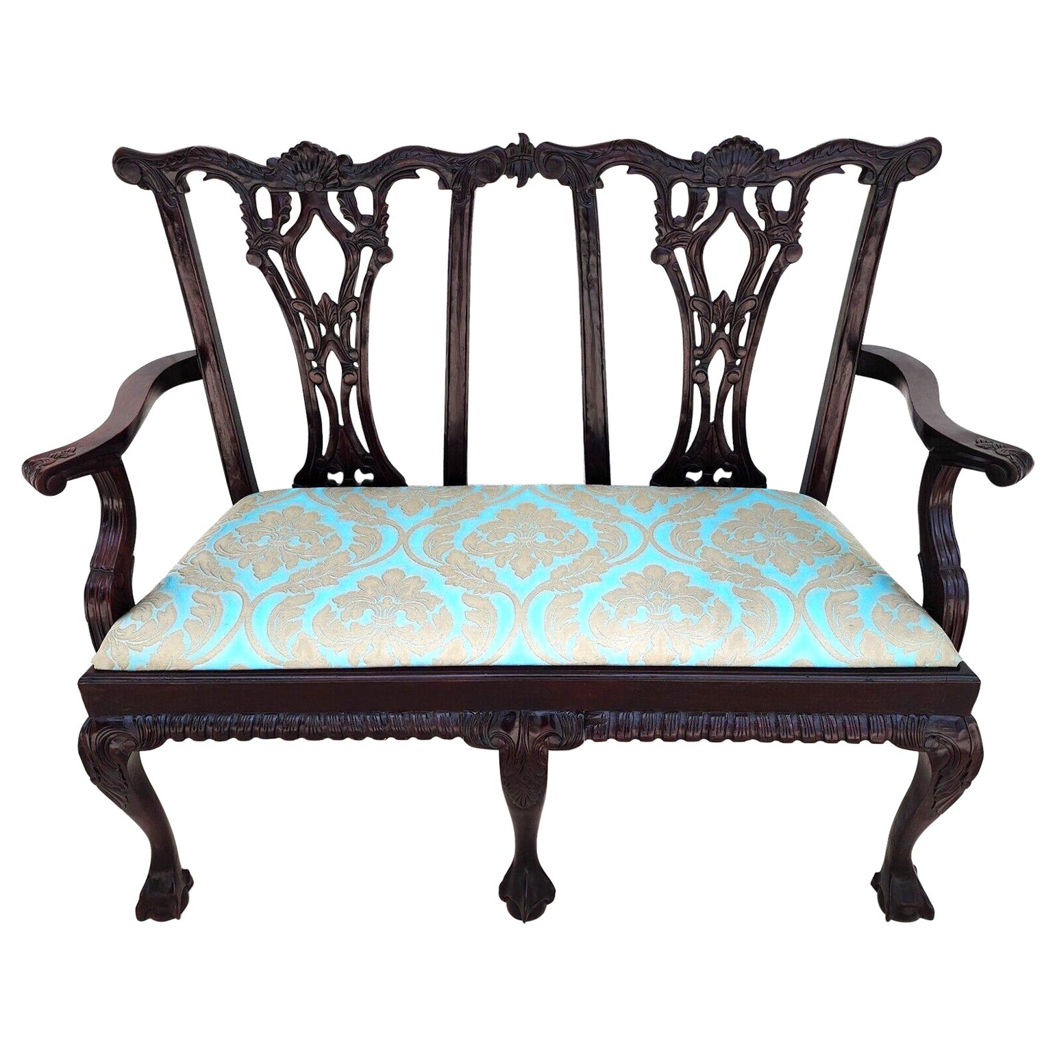 Banco Chippendale Settee Vintage