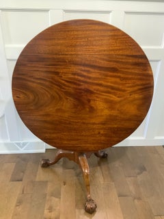 Chippendale Birdcage Tilt Top Table