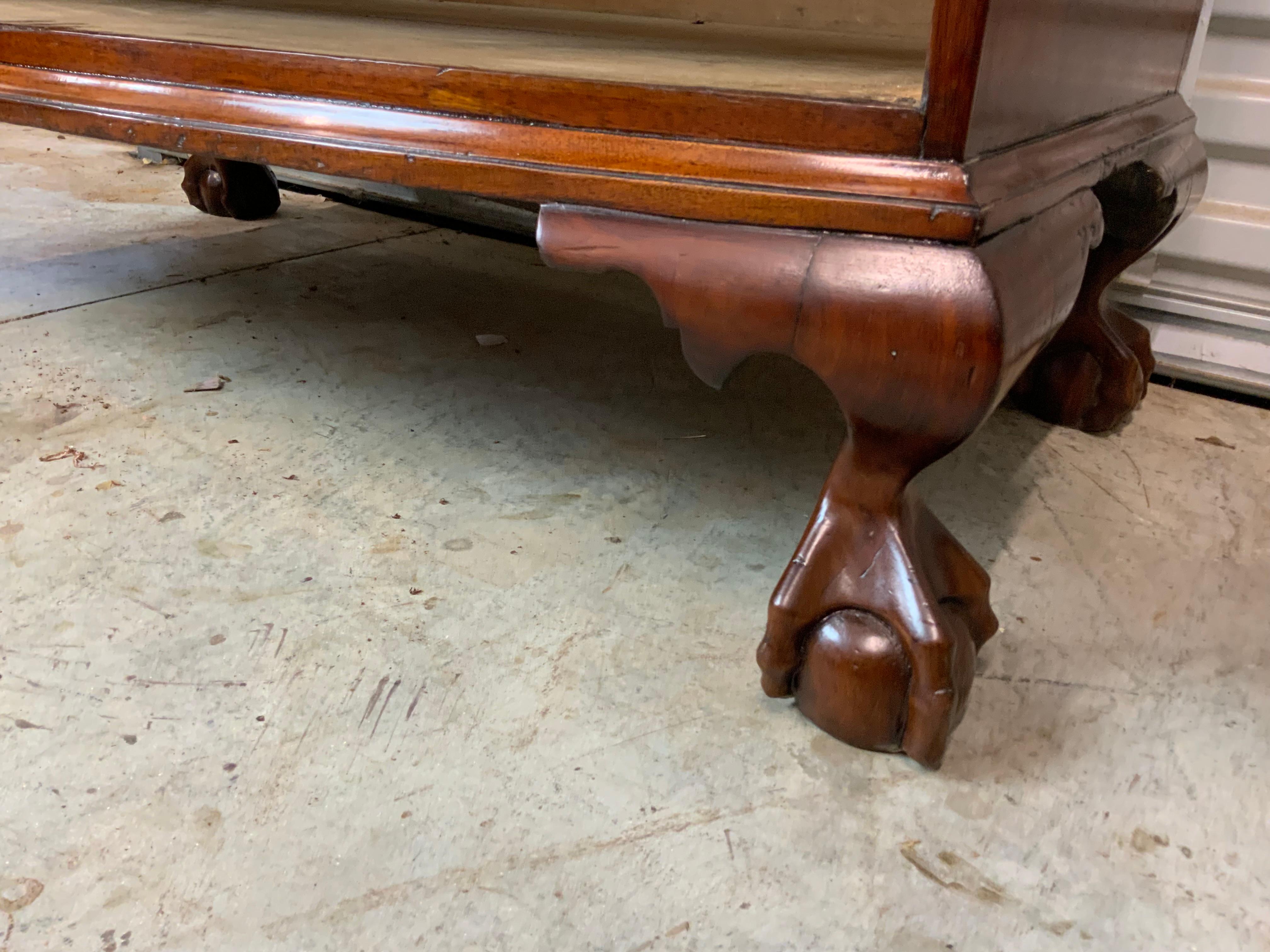 Chippendale Bow Front Chest For Sale 5