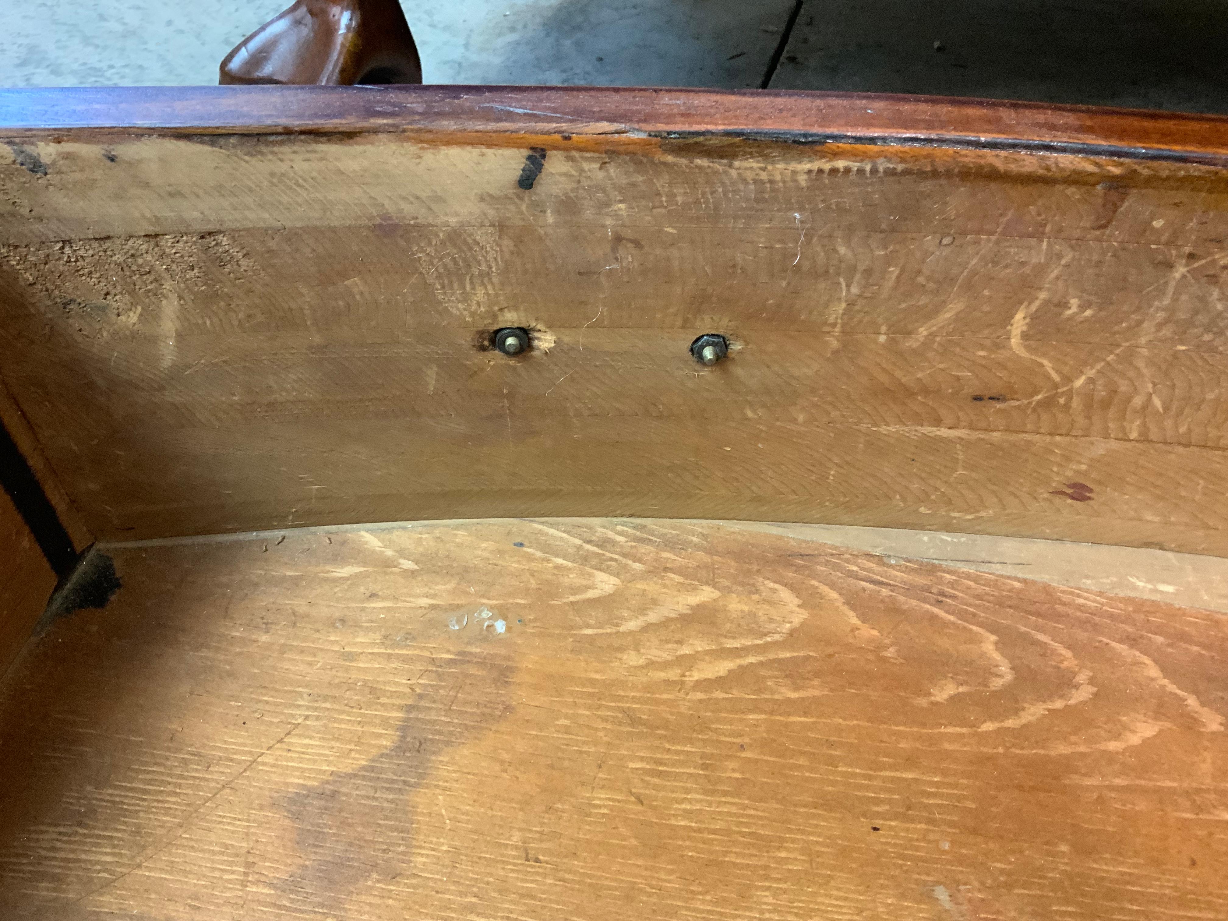 Chippendale Bow Front Chest For Sale 6