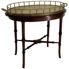 Chippendale Brass Tray Table
