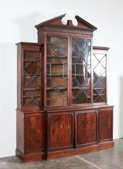 Chippendale Breakfront Bookcase
