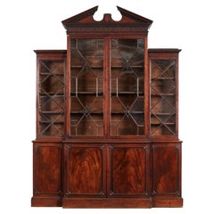Chippendale Breakfront Bookcase
