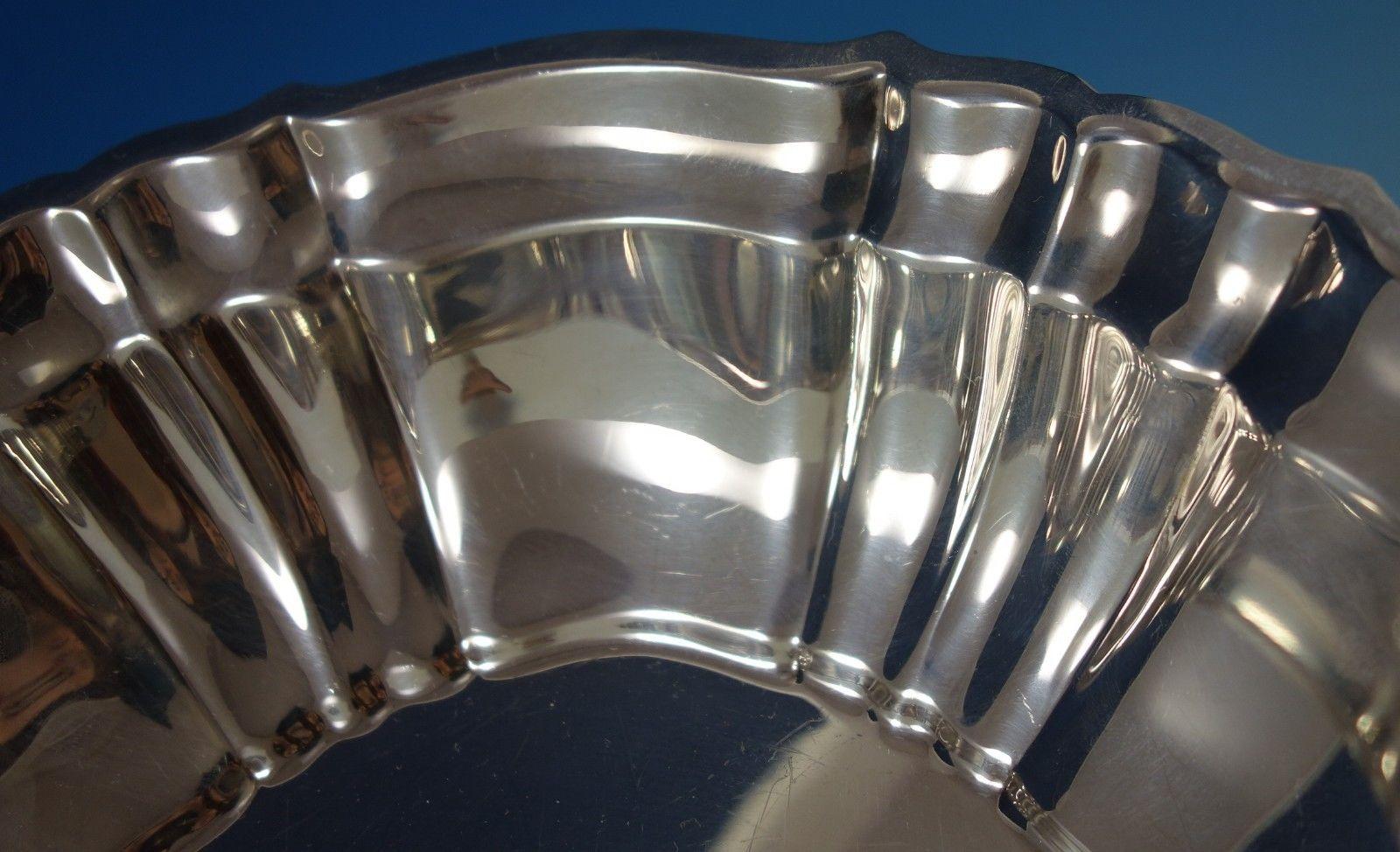 chippendale silver dish