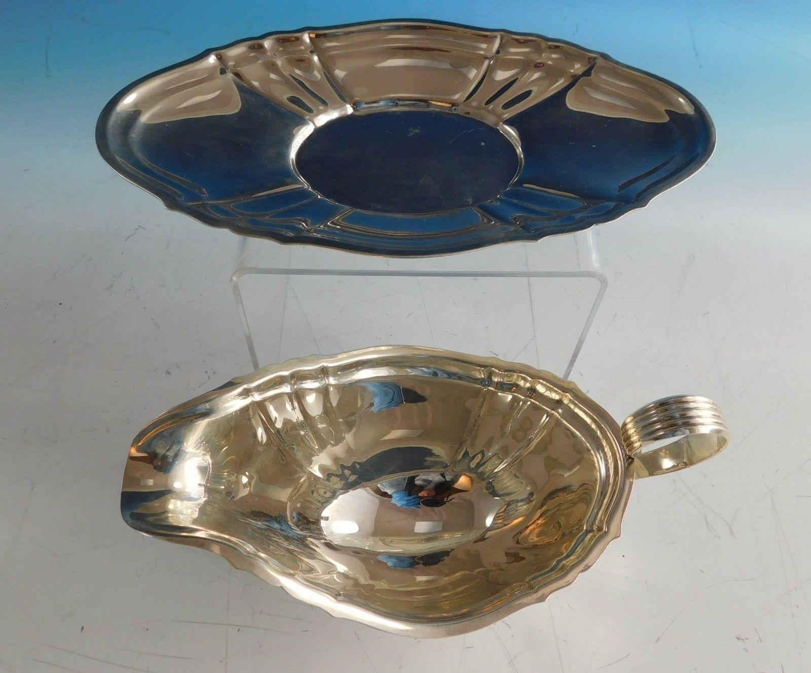 American Chippendale by Gorham Sterling Silver Gravy Boat and Underplate 2-Piece